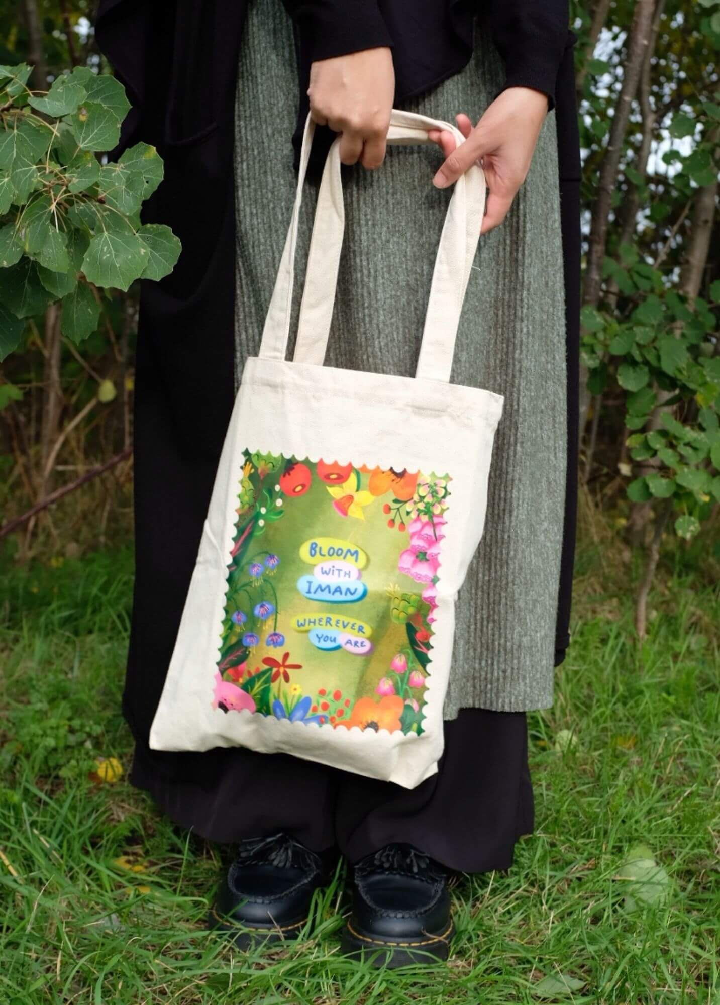 Tote Bag Bloom with Iman