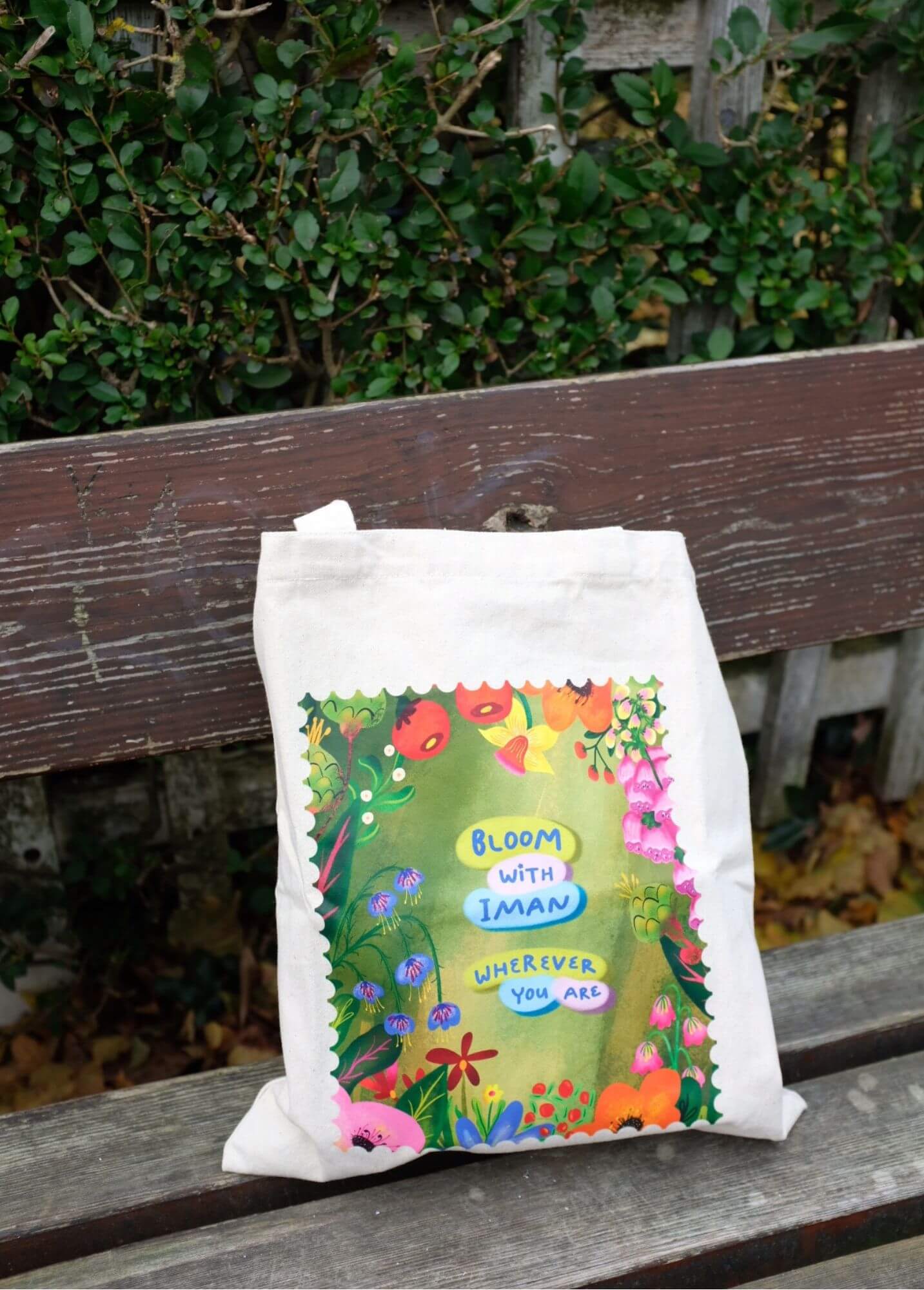 Tote Bag Bloom with Iman