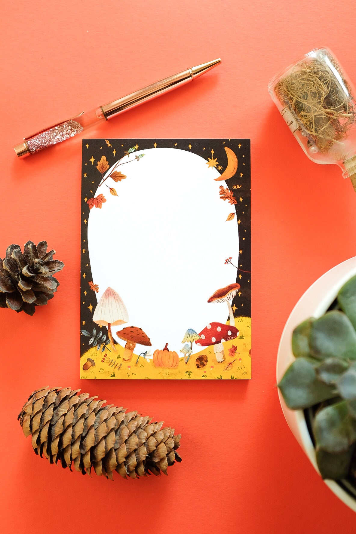 A6 Mushroom Notepad / 50 sheets