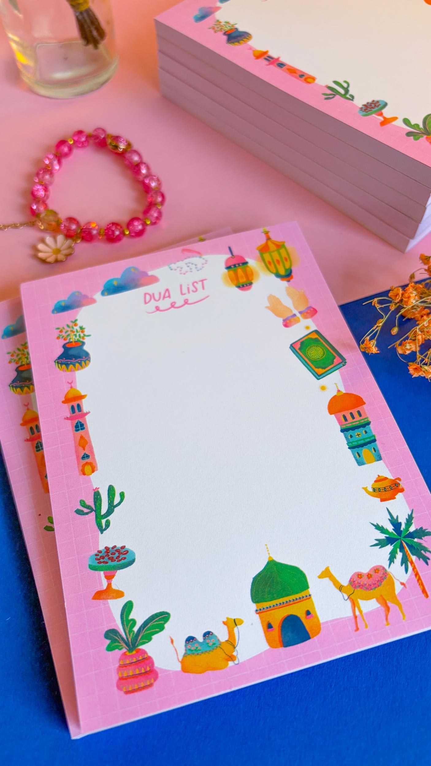 A6 Dua List Notepad / 50 sheets