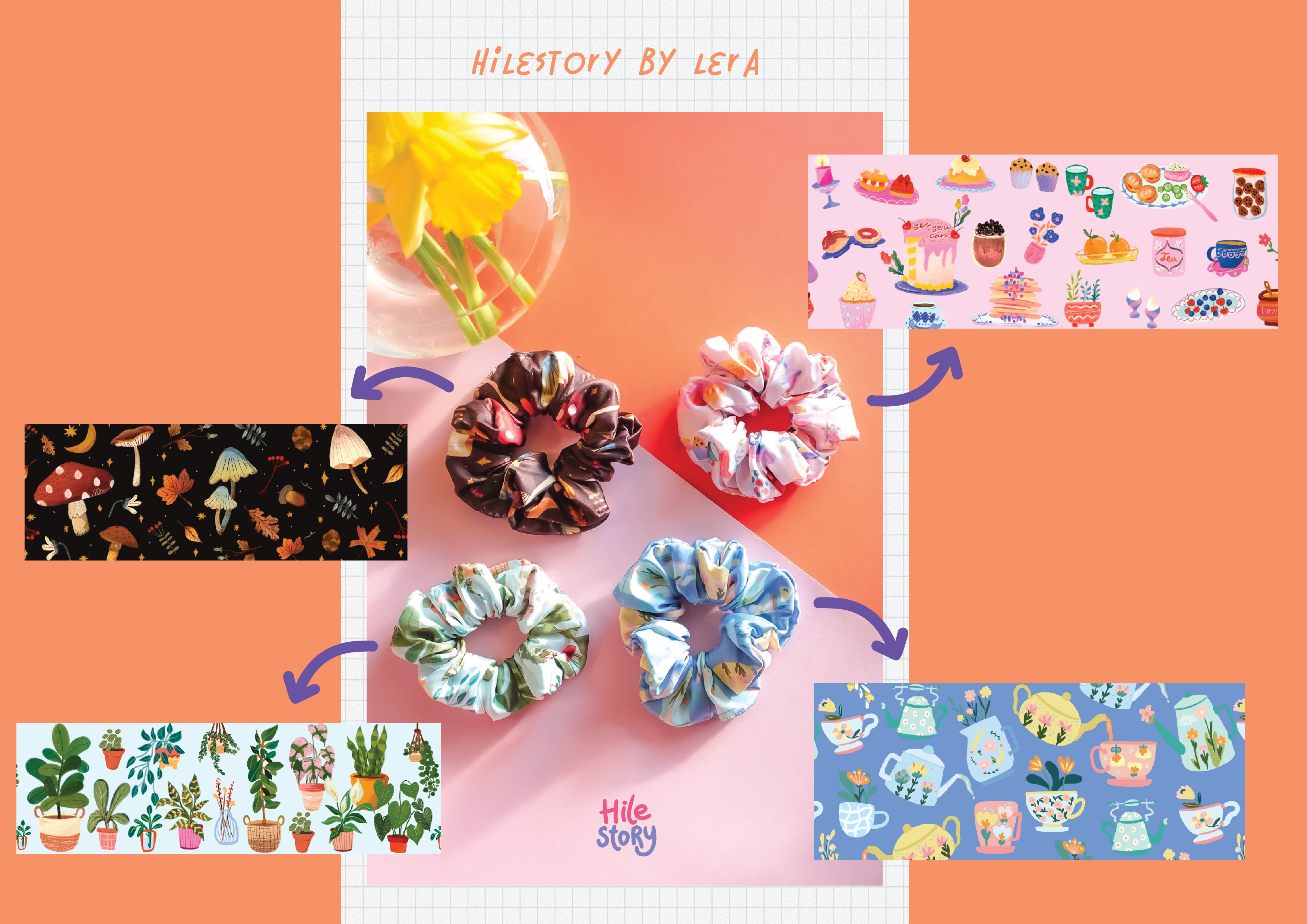 Pattern Scrunchie | 4 Pattern